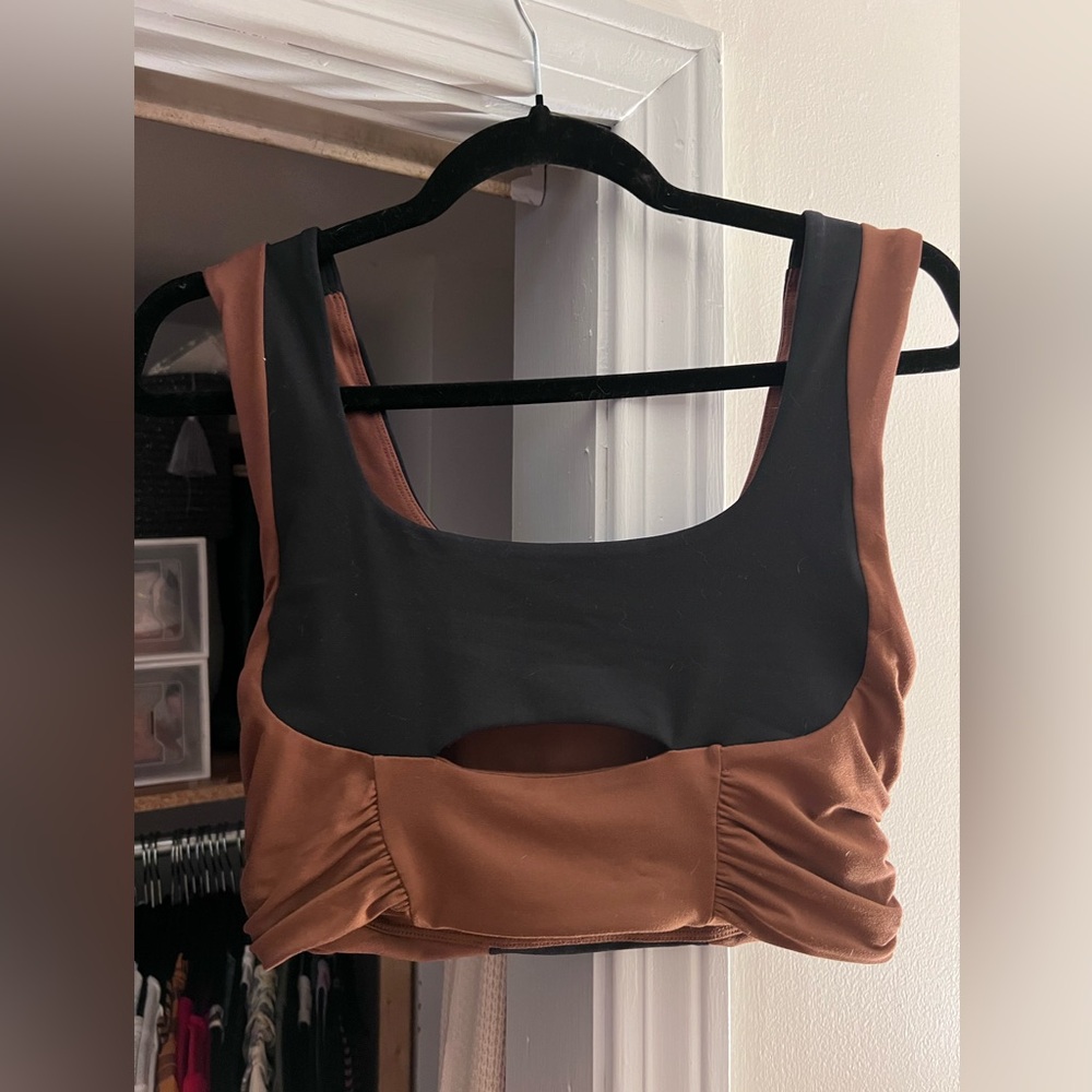 Free people sports bra. never worn. new without tags. size small.